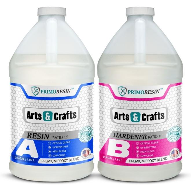 Arts & Crafts resin kit, 1,89 L containers