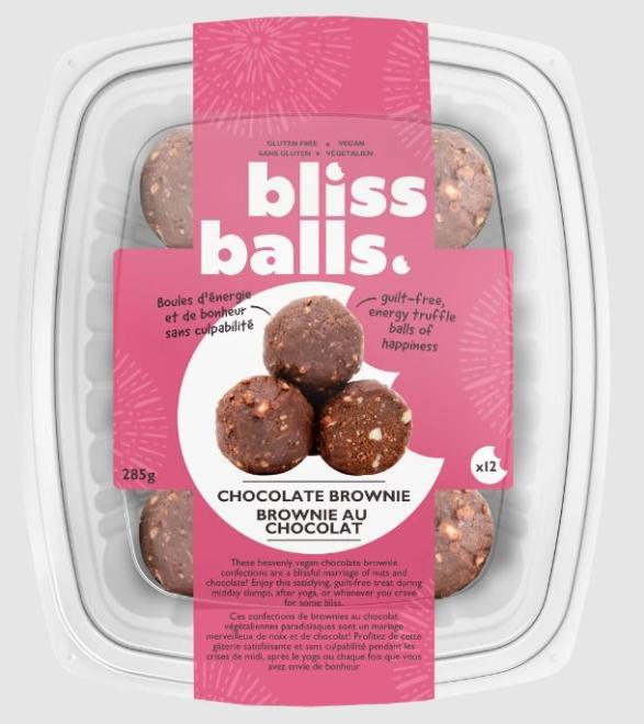 Bliss Balls - Chocolate Brownie - 285 g - Front