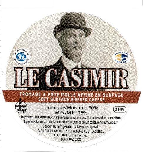 Le Fromage au Village - Le Casimir soft surface ripened cheese - 200 g