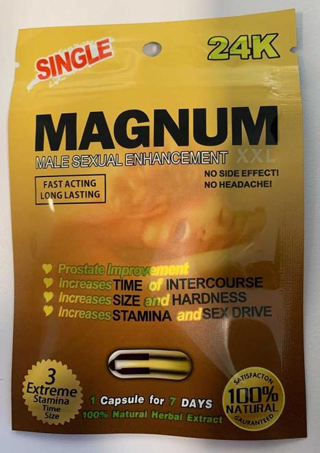 Revision of Unauthorized sexual enhancement products may pose