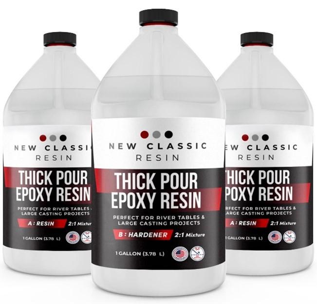New NicPro Epoxy Resin Kit - 1 Gallon (3.78L) for Art & Craft.