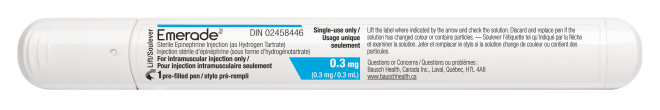 Emerade auto-injector 0.3 mg / 0.3 mL