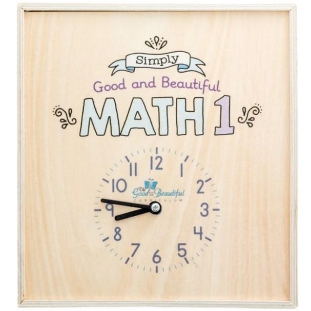 The Good and the Beautiful Math 1 Box with Metallic Whiteboard