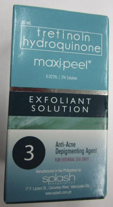 Maxi-Peel Exfoliant Solution 3 (Skin treatment)