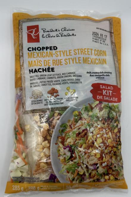 President's Choice - Chopped Mexican-Style Street Corn Salad Kit - 285 g - Front