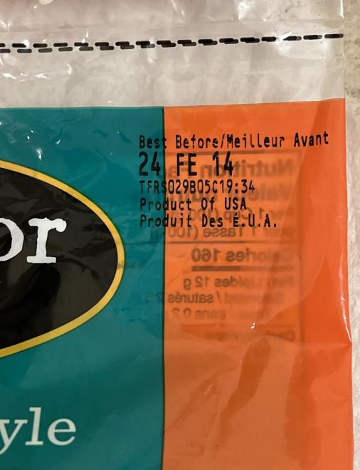 Taylor Farms - Mexican Style Street Corn Salad Kit (2 pack) - 2 x 335 g - Lot code.