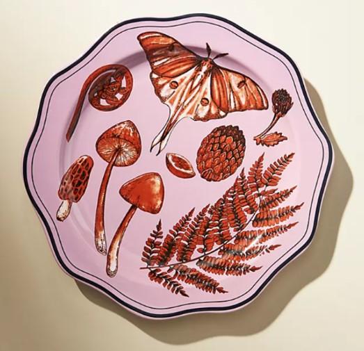 Elin Dessert Plate – Lilac Colour, Front