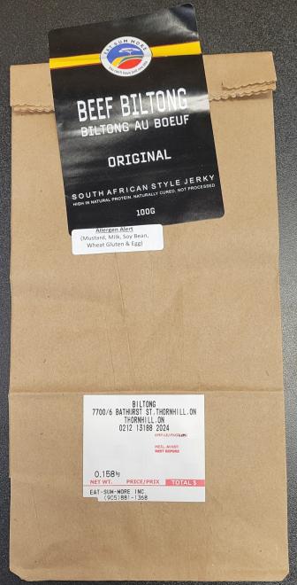 Eat Sum More - Beef Biltong - Original - Variable size - Product (paper bag)