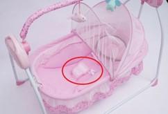 Système de maintien dans le moïse Shandi 0-25 kg autoberçant électrique à grand espace Baby Crib Cradle Infant Rocker