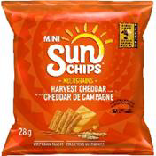 Frito Lay SunChips Multigrains Harvest Cheddar Snacks all sizes front