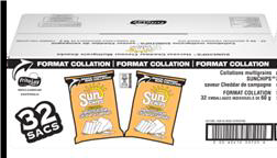 Frito Lay SunChips Multigrains Harvest Cheddar Snacks 32 packs front
