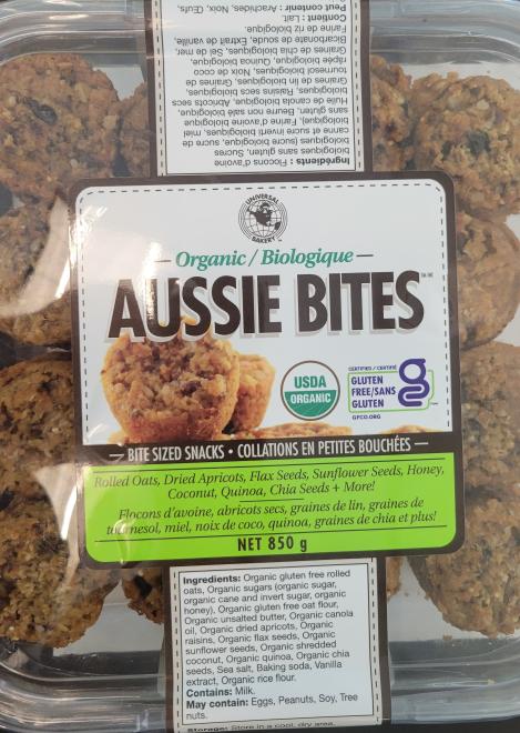 Universal Bakery - Organic Aussie Bites - 850 g - front