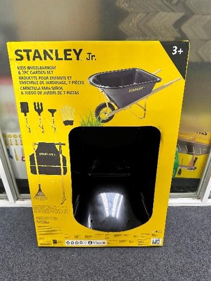 Stanley JR Kids Wheelbarrow and 7-piece Garden Set