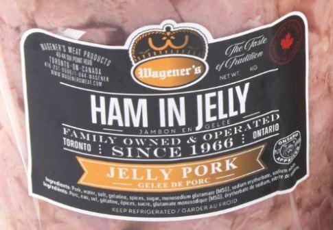 Wagener's-Ham in Jelly-Label