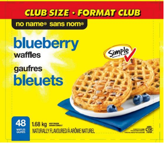 no name Blueberry Waffles - club size (48)