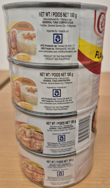 Century - « Tuna Value Pack – Flakes in Oil, Hot &amp; Spicy » - 4 x 180 g - côté