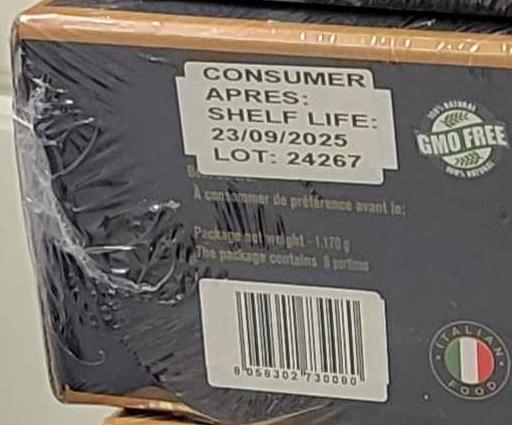 D Effe T - Tartelette aux fruits des bois - CUP et code de lot