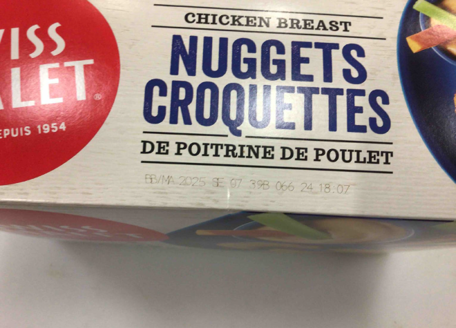 Swiss Chalet - croquettes - 700 g - Date meilleur avant 2025 SE 07