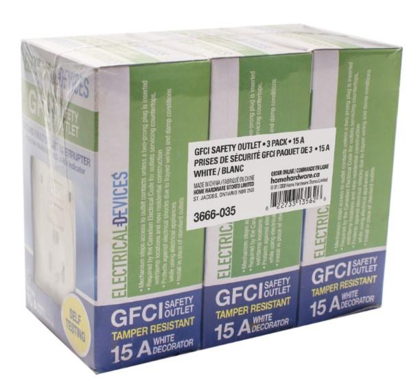 Emballage, numéro d'article 3666-035, modèle TST15 (paquet de 3), vue latérale