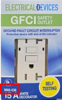 Emplacement du numéro d'article sur l'emballage