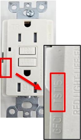 Emplacement du numéro de modèle sur le produit