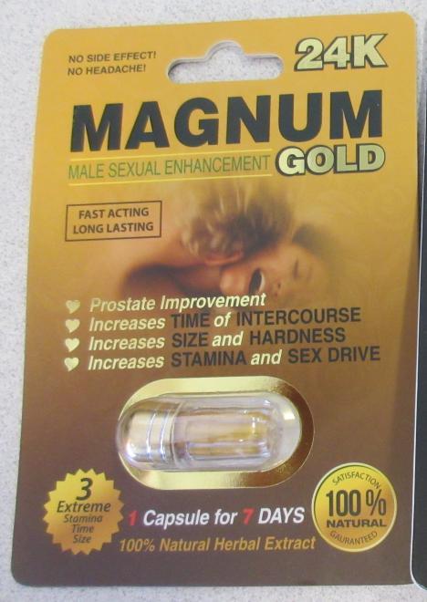 Magnum Gold 24K Amélioration de la performance sexuelle