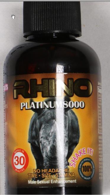 Rhino Platinum 8000 Amélioration de la performance sexuelle